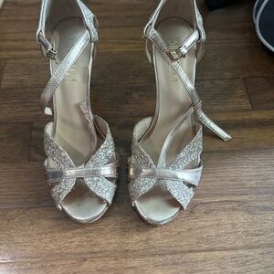 Rose gold heels